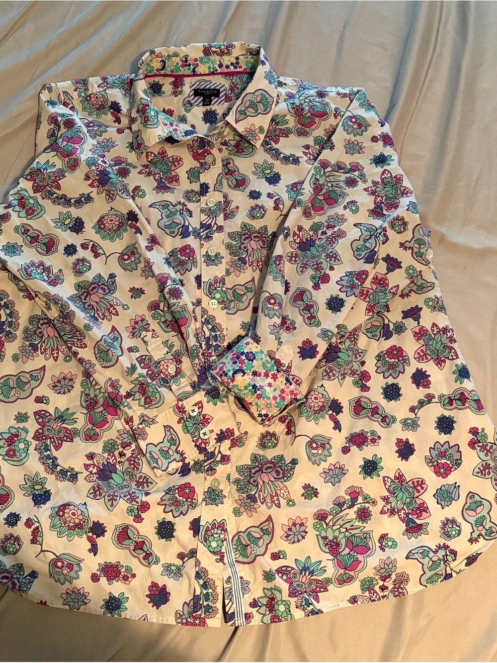 Women’s 2X western floral shirt